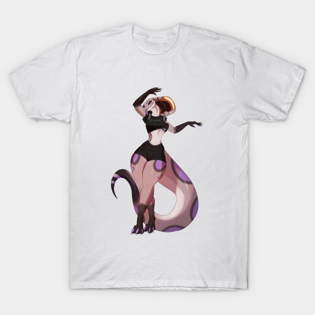 Anna: Dancing Snake T-Shirt by Annaklava